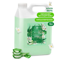 Мыло жидкое 5 кг (крем-мыло) Milana Алоэ вера. РФ