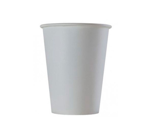 Стакан бумажный 300мл, Белый без дизайна, 50шт/упак, Россия
