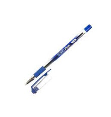 Ручка шариковая синяя Linc Glycer 0,7мм, 142мм стержень, корпус прозрачный, синий,масл . Индия
