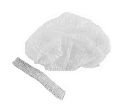 Шапочка одноразовая Шарлотта белая 100шт/упак, Китай