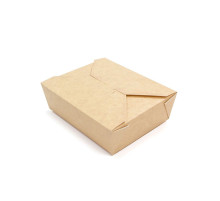 Контейнер 1400 мл, бумажный Fold BioBox Крафт,176*150*65 (45 шт/упак) РФ