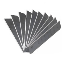 Лезвия 18 мм , 10шт, пластиковый пенал, европодвес Workmate, Китай