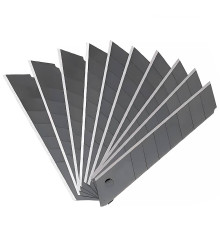 Лезвия 18 мм , 10шт, пластиковый пенал, европодвес Workmate, Китай