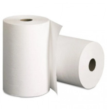 Полотенца бумажные  двухслойные, 140м на втулке д-47мм, 100% целюлоза, отрыв. лист, 6рул/мешок,  РБ