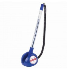 Ручка шариковая синяя настольная "Стенд-Пен" BRAUBERG,  пласт., синий., стерж. клейк. осн.,РФ