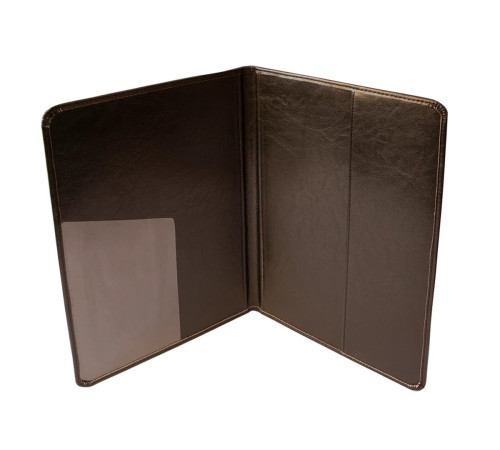 Папка А4 На подпись  (кожзам/кожзам) коричневый, РБ