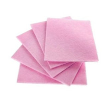 Салфетка вискоза 32*38 см  унив,ONE SERVICE 1 шт. цвет розовая, РФ