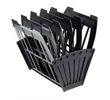 Лоток для бумаг веерный "Эсир", сборный, 5 отделений, чёрный, РБ
