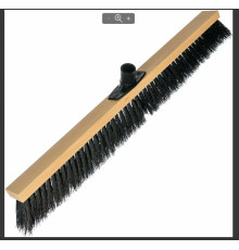 Щетка 80х5х8 см " Метро" для подметания , б/ч жесткая, метал. тулейка, РФ