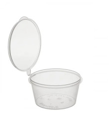 Соусник с крышкой 50 мл ПЭТ (80шт/упак), РФ