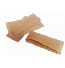 Пакет бумажный  уголок 150*250 б/п, 40+10мкм(жиропрочная бумага), 100 шт/упак, РФ