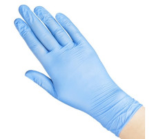 Перчатки нитрил. неопудр., NitriMax Blue(голубые)  р S 100 шт/упак, Малайзия