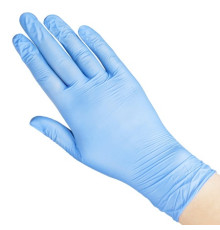 Перчатки нитрил. неопудр., NitriMax Blue(голубые)  р S 100 шт/упак, Малайзия