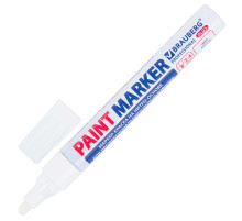 Маркер-краска Белый BRAUBERG PROFESSIONAL, нитро-основа, 2-4мм, Китай