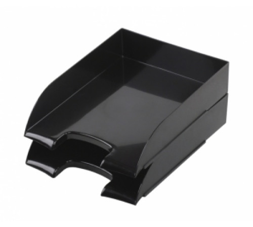 Лоток горизонтальный пласт. черный непрозрачный Бизнес, РБ