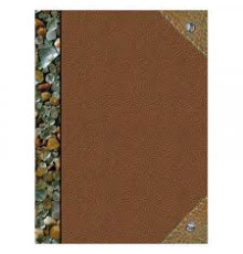 Тетрадь А4 (книга учета), для записей 96 листов, " Камешки", клетка РБ