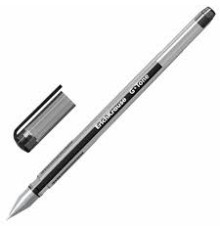 Ручка гелевая черная 0,38 мм ERICH KRAUSE "G-POINT" корпус прозрач. чер. детали, РФ