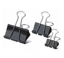 Зажим для бумаг 32 мм OF ,черн 12 шт,Китай