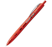 Ручка шарик/автомат Luxor "Ultra", 0,7мм, красная, корпус красный, Индия