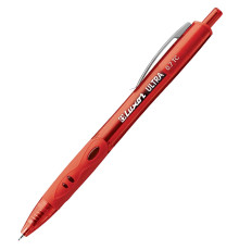 Ручка шарик/автомат Luxor "Ultra", 0,7мм, красная, корпус красный, Индия