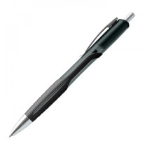 Ручка шарик/автомат черный стер.,Luxor "Xonox I" 0,7 мм пласт.корп.,прозр. Китай