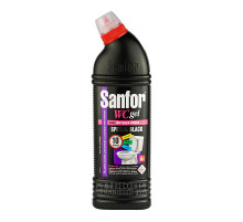 750 мл Средство чистящее Sanfor WC  для  сантехники, Ультра сила, гель Special Black, 750г. РФ