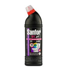 750 мл Средство чистящее Sanfor WC  для  сантехники, Ультра сила, гель Special Black, 750г. РФ