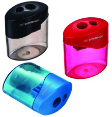 Точилка с контейн. пласт Silwerhof 2 отв/РФ