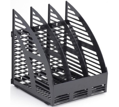 Модуль вертик. 240 мм с передней стенкой, 3 отделения, черный, РБ