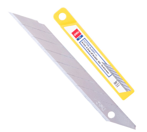 Лезвия для канцелярского 9мм ножа10 шт/упак, Дели ,Китай