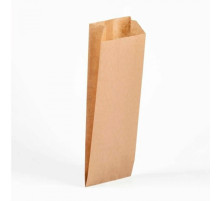 Пакет бумажный Крафт под Столовые приборы 205*90*40 мм,  без печати, 100шт/упак.РФ