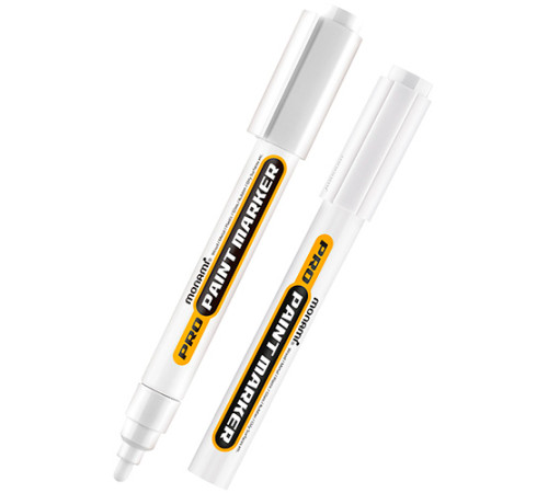 Маркер краска белый, MonAmi PRO PAINT, 2,0мм., Таиланд