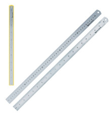 Линейка 50 см металл., BRAUBERG , упак. с европодвесом, 210310.РФ