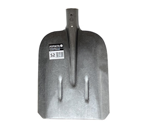 Лопата совковая (рельсовая сталь) размер 220*280*350мм ЛСП без черенка, РФ