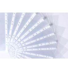 Файлы (папка карман) А4, кристалл, 110 мк, 50 шт. "Inter-folia", Польша