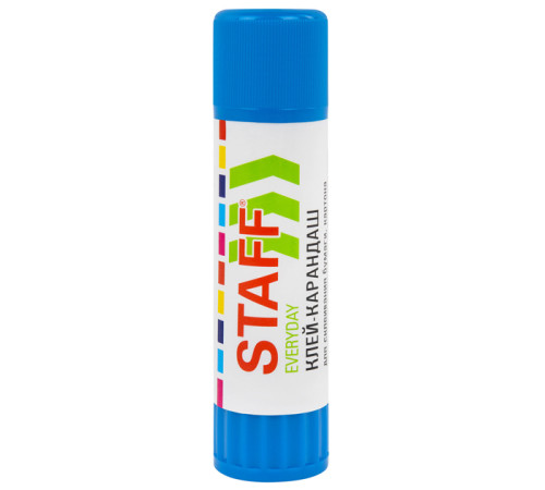 Клей-карандаш 40гр. STAFF  Everyday, PVA, КИТАЙ
