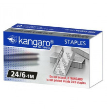 Скоба № 24/6 Кангаро для степплера(1000 шт.) Индия