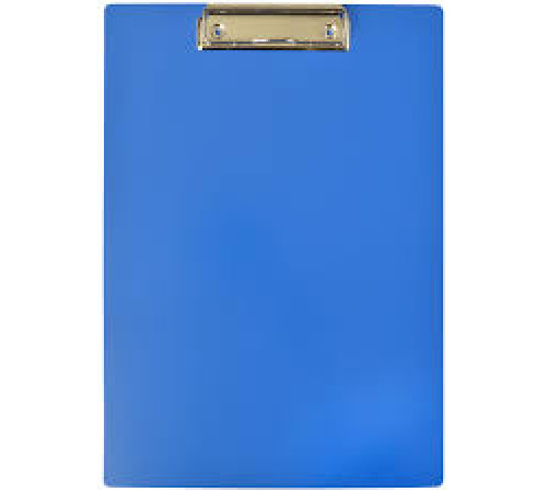 А4 планшет с зажим  А4 OfficeSpace А4, пластик, синий.РФ