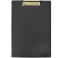 А4 планшет с зажим  А4 OfficeSpace А4, пластик, черный. РФ