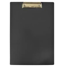 А4 планшет с зажим  А4 OfficeSpace А4, пластик, черный. РФ