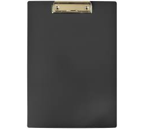 А4 планшет с зажим  А4 OfficeSpace А4, пластик, черный. РФ