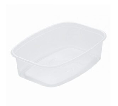 Контейнер прозрачный прямоугольный 108-250 мл+ Крышка, 100шт/упак,  РФ