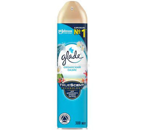 Освежитель воздуха Glade  Океанский оазис 300мл,  РФ