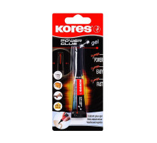 Супер-клей универсальный "Kores Powerglue GEL"3 гр., Китай