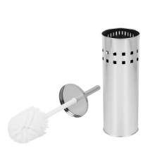 Ерш для туалета "OfficeClean" метал.,напольный  с подставкой хром, Китай