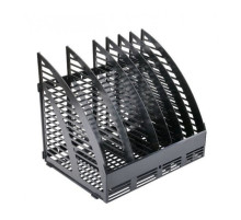 Модуль вертик. 320 мм с передней стенкой, 6 отделений, черный. РБ