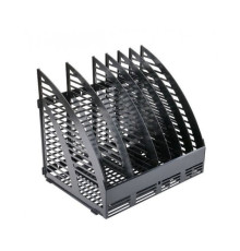 Модуль вертик. 320 мм с передней стенкой, 6 отделений, черный. РБ