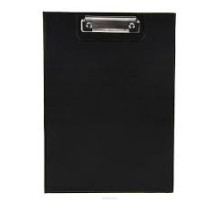 А4 Папка-планшет с крышкой Economix, толщина пластика 1 мм, черный, УКРАИНА