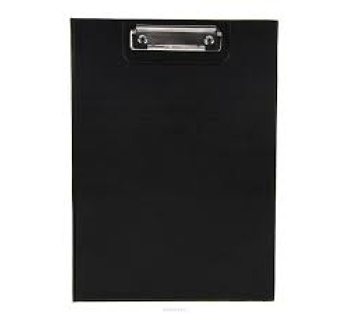 А4 Папка-планшет с крышкой Economix, толщина пластика 1 мм, черный, УКРАИНА