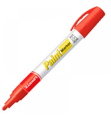 Маркер краска, красный, Luxor, 1-3мм, спиртовая основа,   Индия